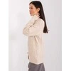 Wool Fashion Italia Megztinis-AT-SW-2348.07-šviesiai smėlio spalvos