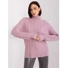 Wool Fashion Italia Megztinis-AT-SW-2348.07-šviesiai violetinis