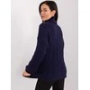 Wool Fashion Italia Megztinis-AT-SW-2348.88 tamsiai mėlynas