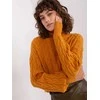 Wool Fashion Italia Megztinis-AT-SW-2348.93-tamsiai geltonas