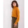 Wool Fashion Italia Megztinis-AT-SW-2348.93-tamsiai geltonas
