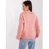 Wool Fashion Italia Megztinis-AT-SW-2349-2,96-tamsiai rožinis