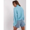 Wool Fashion Italia Megztinis-AT-SW-2350.91P-šviesiai mėlynas