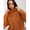 Wool Fashion Italia Megztinis-AT-SW-2350.91P-šviesiai rudas