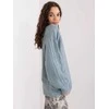 Wool Fashion Italia Megztinis-AT-SW-2355-2.12P-pilka-mėlyna