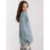 Wool Fashion Italia Megztinis-AT-SW-2355-2.12P-pilka-mėlyna