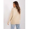 Wool Fashion Italia Megztinis-AT-SW-2355-2.12P-smėlio spalvos