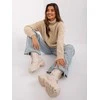 Wool Fashion Italia Megztinis-AT-SW-2355-2.12P-smėlio spalvos