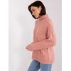 Wool Fashion Italia Megztinis-AT-SW-2355-2.19P-tamsiai rožinis
