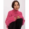 Wool Fashion Italia Megztinis-AT-SW-2355-2.30X-tamsiai rožinis