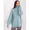 Wool Fashion Italia Megztinis-AT-SW-2355-2,30X-tamsiai mėtų