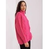 Wool Fashion Italia Megztinis-AT-SW-2355-2.30X-tamsiai rožinis