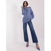 Wool Fashion Italia Megztinis-AT-SW-2355-2,30X-tamsiai mėlynas