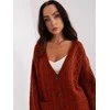 Wool Fashion Italia Megztinis-AT-SW-2358.31-tamsiai oranžinis