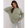 Wool Fashion Italia Megztinis-AT-SW-2361.61-pistacija