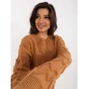 Wool Fashion Italia Megztinis-AT-SW-2361.61-šviesiai rudas