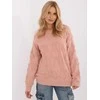 Wool Fashion Italia Megztinis-AT-SW-2361.61-šviesiai rožinis