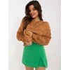 Wool Fashion Italia Megztinis-AT-SW-2361.61-šviesiai rudas
