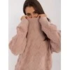 Wool Fashion Italia Megztinis-AT-SW-2361.61-tamsiai rožinis