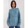 Wool Fashion Italia Megztinis-AT-SW-2363-2,30-mėlynas