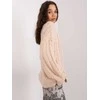 Wool Fashion Italia Megztinis-AT-SW-2363-2,30-šviesiai smėlio spalvos