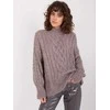 Wool Fashion Italia Megztinis-AT-SW-2363-2.30-tamsiai pilkas