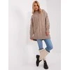 Wool Fashion Italia Megztinis-AT-SW-2367-1.35P-tamsiai smėlio spalvos