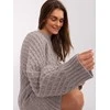 Wool Fashion Italia Megztinis-AT-SW-2367-2.64P-pilkas
