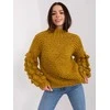 Wool Fashion Italia Megztinis-AT-SW-2382.97P-alyvuogių