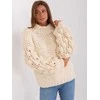 Wool Fashion Italia Megztinis-AT-SW-2382.97P-šviesiai smėlio spalvos