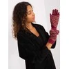 Wool Fashion Italia Pirštinės-AT-RK-2310.91-bordo