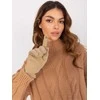 Wool Fashion Italia Pirštinės-AT-RK-231405.08X-tamsiai smėlio spalvos