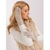 Wool Fashion Italia Pirštinės-AT-RK-23904.27-smėlio spalvos