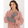 Wool Fashion Italia Pirštinės-AT-RK-23905.03X-pilkos