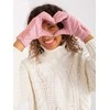 Wool Fashion Italia Pirštinės-AT-RK-239302.10X-šviesiai rožinė