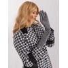 Wool Fashion Italia Pirštinės-AT-RK-239302.10X-tamsiai pilkos