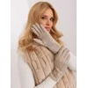 Wool Fashion Italia Pirštinės-AT-RK-239501.10-smėlio spalvos