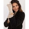 Wool Fashion Italia Pirštinės-AT-RK-239503.31-smėlio spalvos