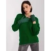 Wool Fashion Italia Pirštinės-AT-RK-239507.53P-ciemny žalia