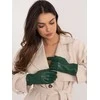 Wool Fashion Italia Pirštinės-AT-RK-239804.86-tamsiai žalia