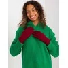 Wool Fashion Italia Pirštinės-AT-RK-8502A.97-bordo