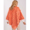 Wool Fashion Italia Pončas-AT-PN-2347.16-oranžinė