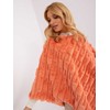 Wool Fashion Italia Pončas-AT-PN-2347.16-oranžinė