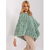 Wool Fashion Italia Pončas-AT-PN-2347.68-pistacijos