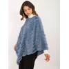 Wool Fashion Italia Poncho-AT-PN-2347.88-mėlyna