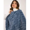 Wool Fashion Italia Poncho-AT-PN-2347.88-mėlyna