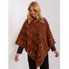 Wool Fashion Italia Poncho-AT-PN-2347.16-šviesiai ruda
