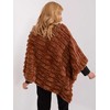 Wool Fashion Italia Poncho-AT-PN-2347.16-šviesiai ruda