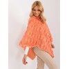 Wool Fashion Italia Pončas-AT-PN-2347.16-oranžinė
