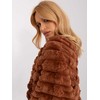 Wool Fashion Italia Poncho-AT-PN-2347.16-šviesiai ruda